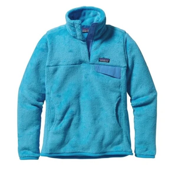 Patagonia Re-Tool Snap-T Fleece Pullover in Dusk Blue - Skipper Blue X-Dye L - Picture 1 of 3